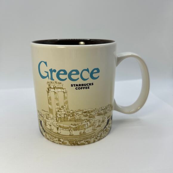 Starbucks Greece Global Icon Collector Series Mug 2015 Greece 16 oz - Picture 1 of 8